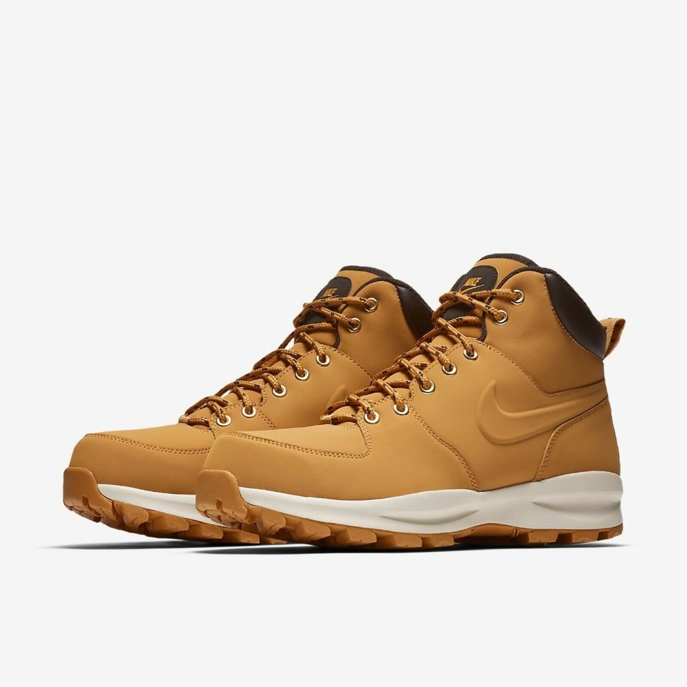 Nike Manoa Haystack Mens Leather Water Resistant Boots 454350-700 NEW Size 8.5 - Picture 5 of 7